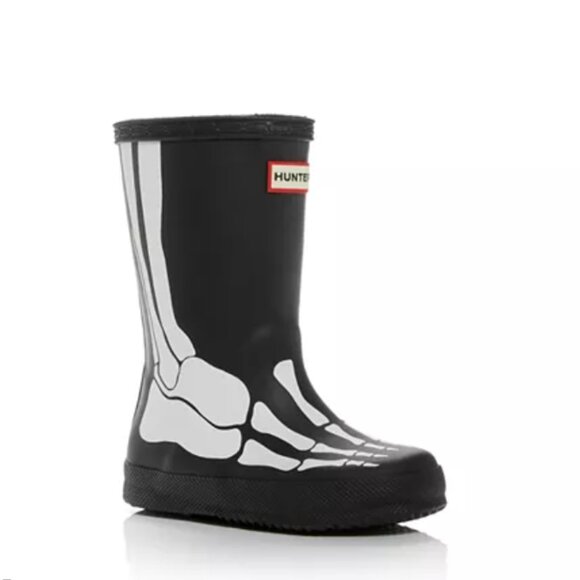 Hunter Unisex Skeleton Print Rain Boots size UK 12 / US 13B 1G EU 31 - Picture 5 of 11